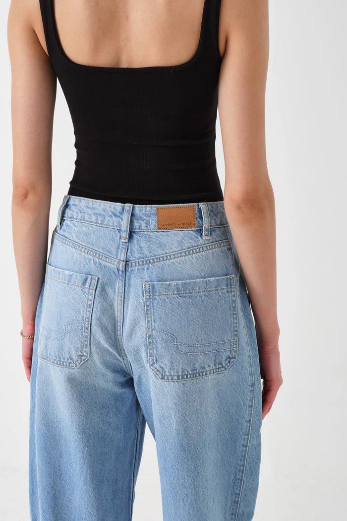 picture of Seventy + Mochi Bo Jean - Sunbleached Denim - Number Two - womens - fashion - clothing - Seventy + Mochi 2