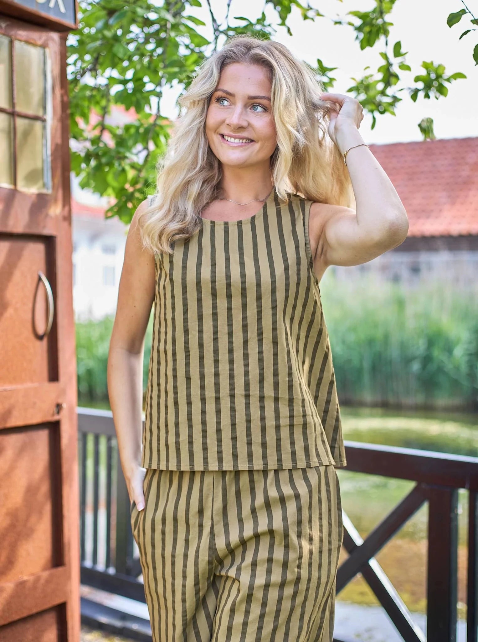 Black Colour Mallu Top - Light Army