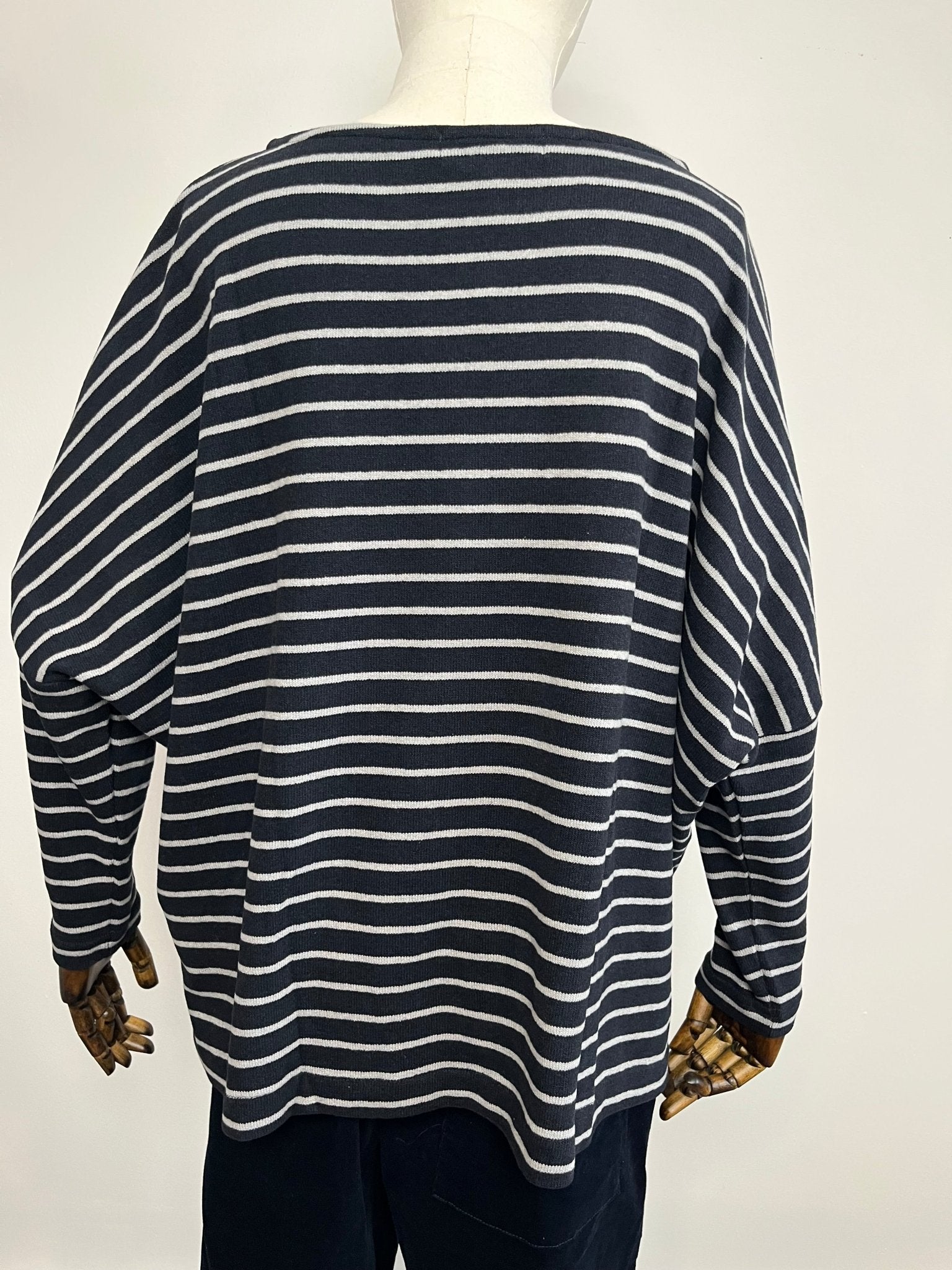 picture of Mama B Martis Jumper - Notte Stripe - Number Two - womens - fashion - clothing - Mama B 5
