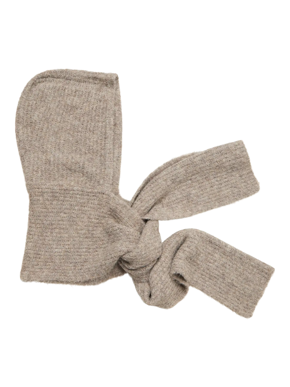 Object Milu Scarf Knit Balaclava - Humus Melange
