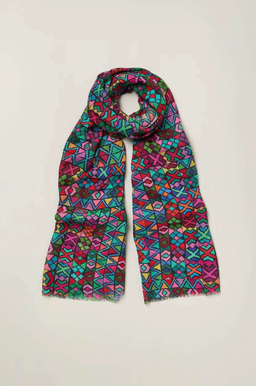 picture of Sahara Peruvian Stitched Scarf - Multi - Number Two - womens - fashion - accessories - Sahara 5