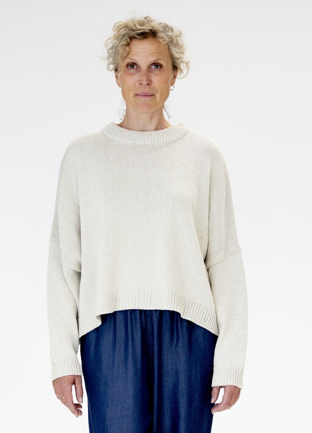 picture of Muse Wear Alice Jumper - Off White - Number Two - womens - fashion - clothing - Muse Wear 1