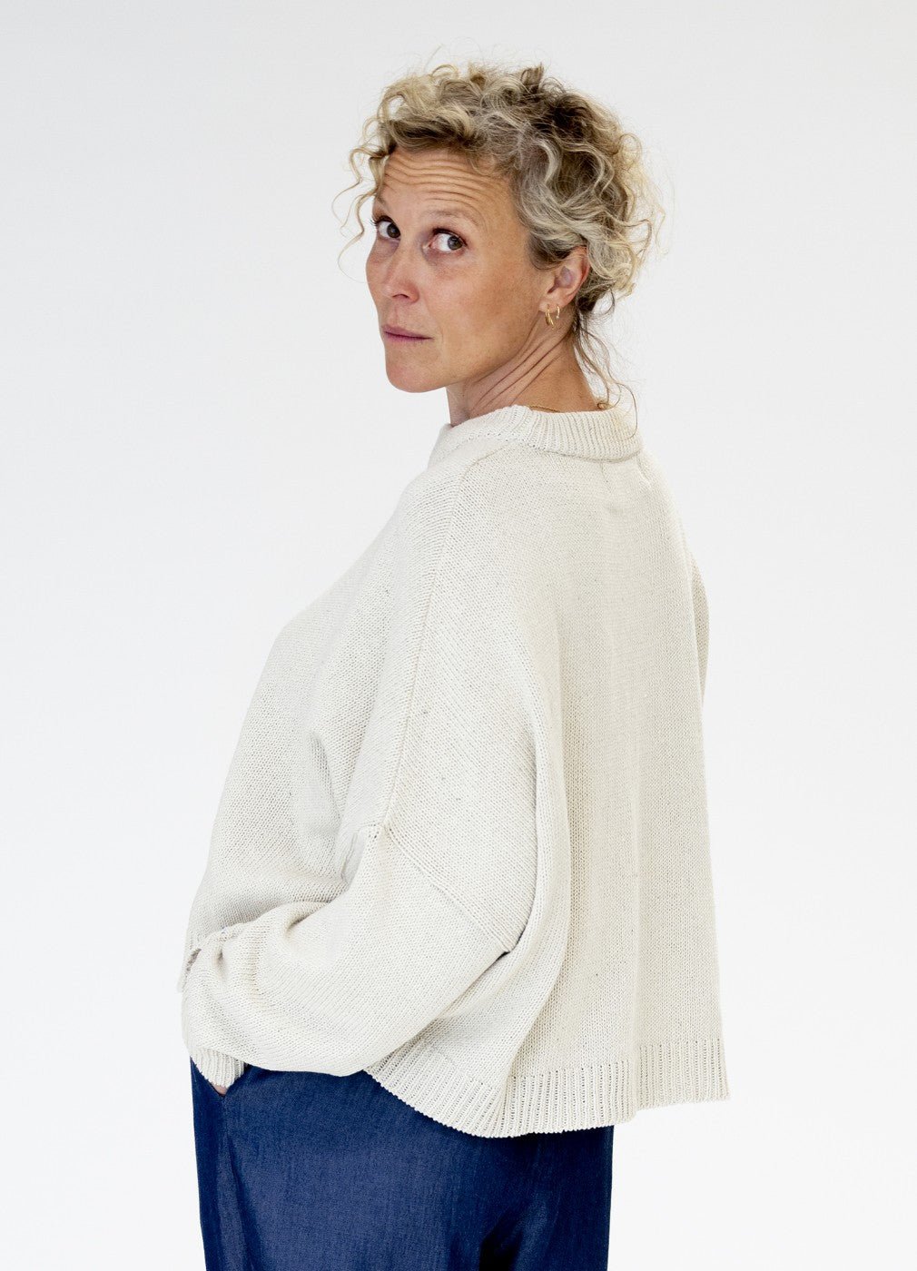picture of Muse Wear Alice Jumper - Off White - Number Two - womens - fashion - clothing - Muse Wear 2