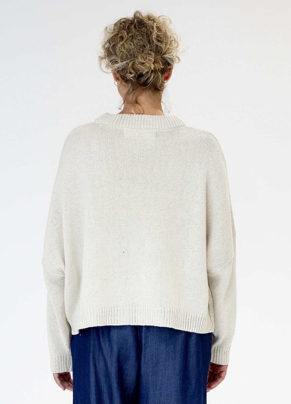 picture of Muse Wear Alice Jumper - Off White - Number Two - womens - fashion - clothing - Muse Wear 3