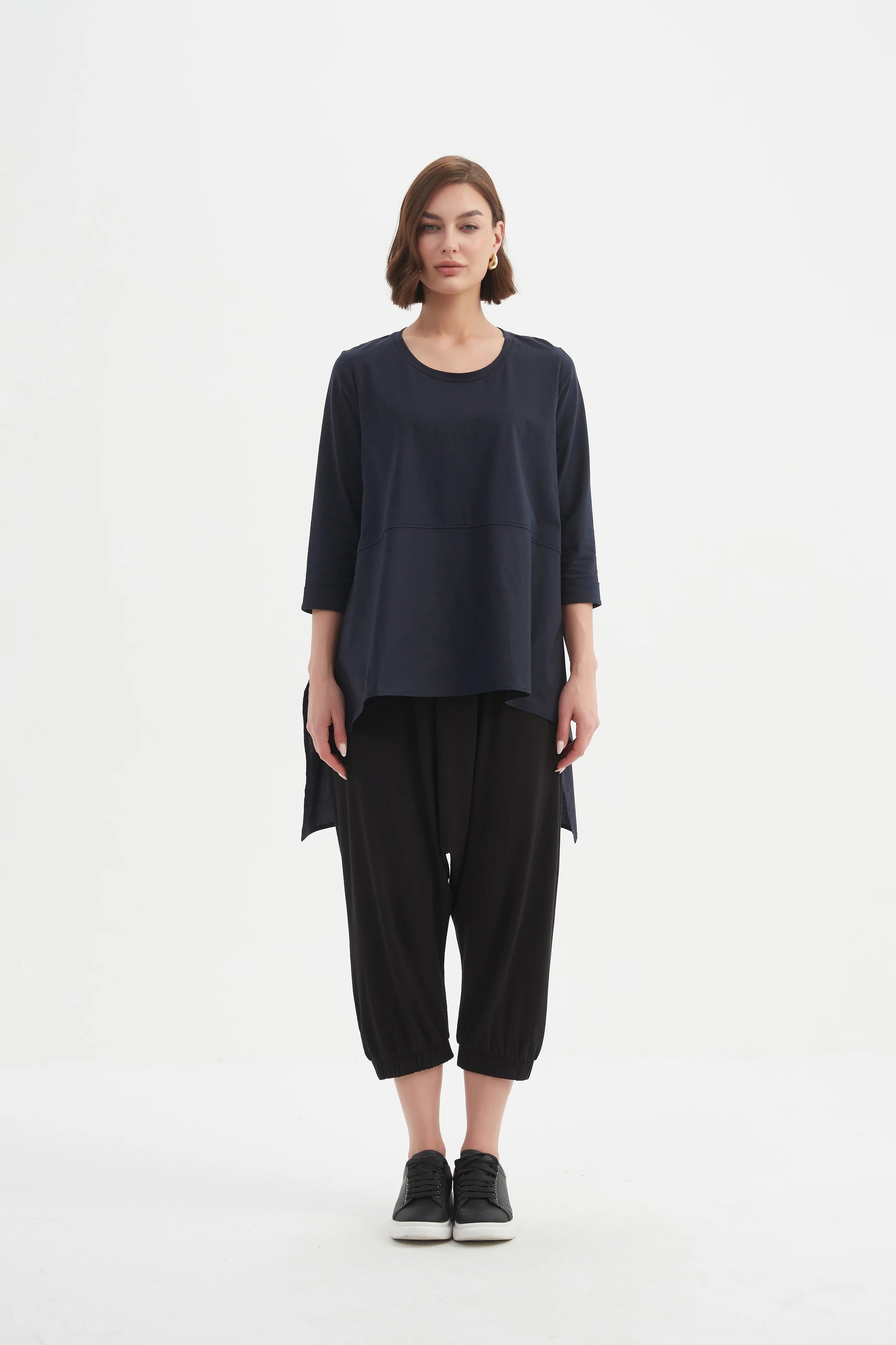 picture of Tirelli Ava Top - Navy - Number Two - womens - fashion - clothing - Tirelli 3