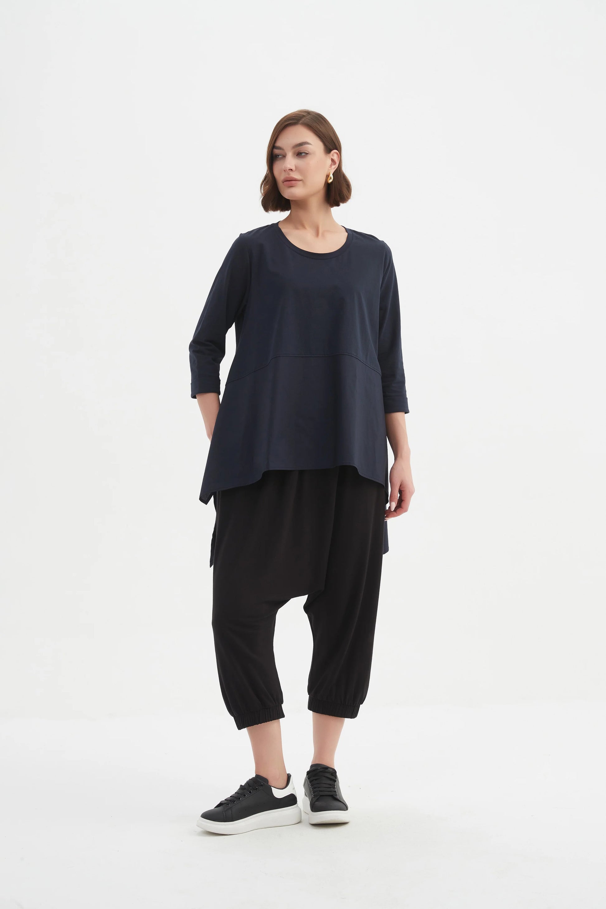 picture of Tirelli Ava Top - Navy - Number Two - womens - fashion - clothing - Tirelli 4
