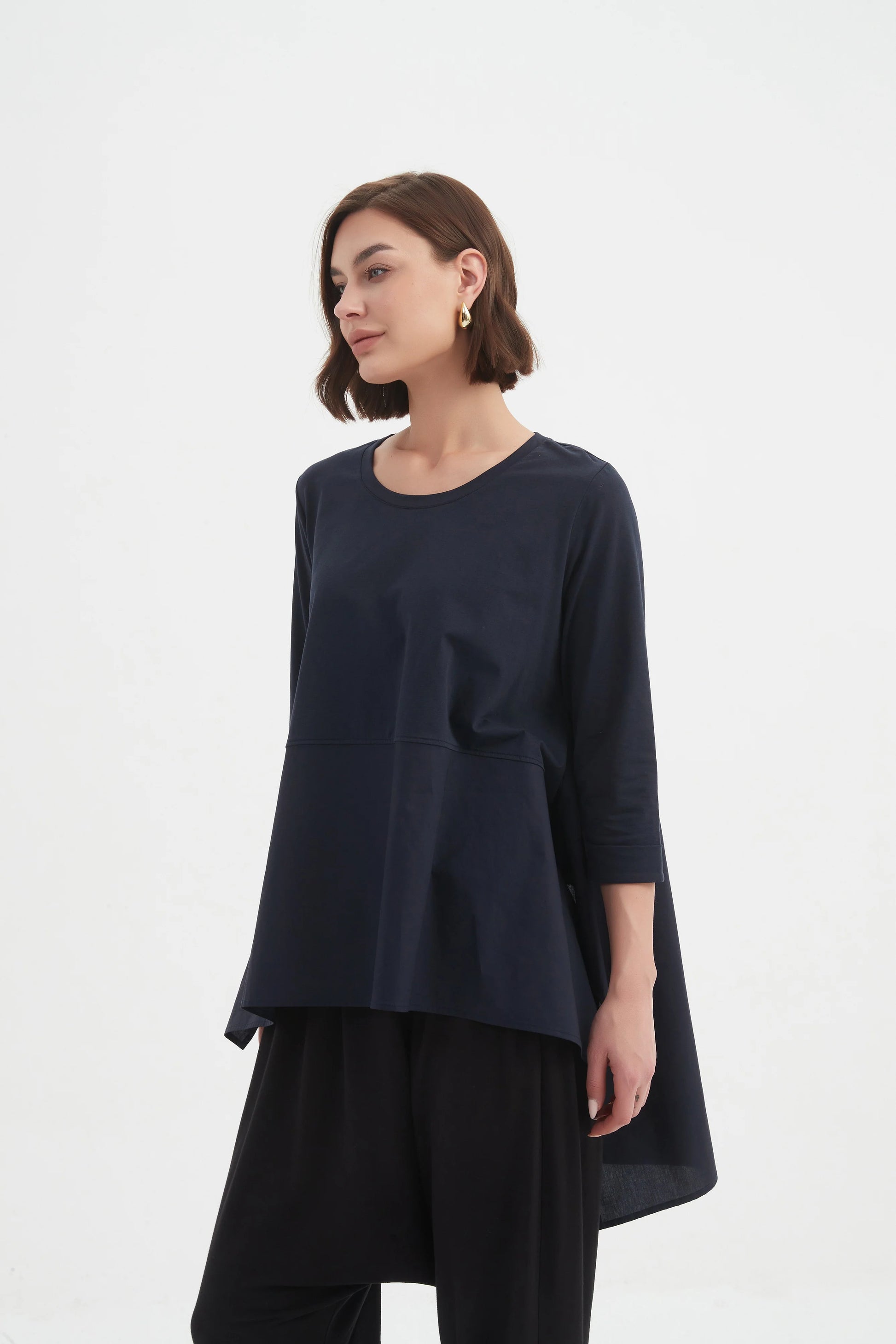 picture of Tirelli Ava Top - Navy - Number Two - womens - fashion - clothing - Tirelli 2