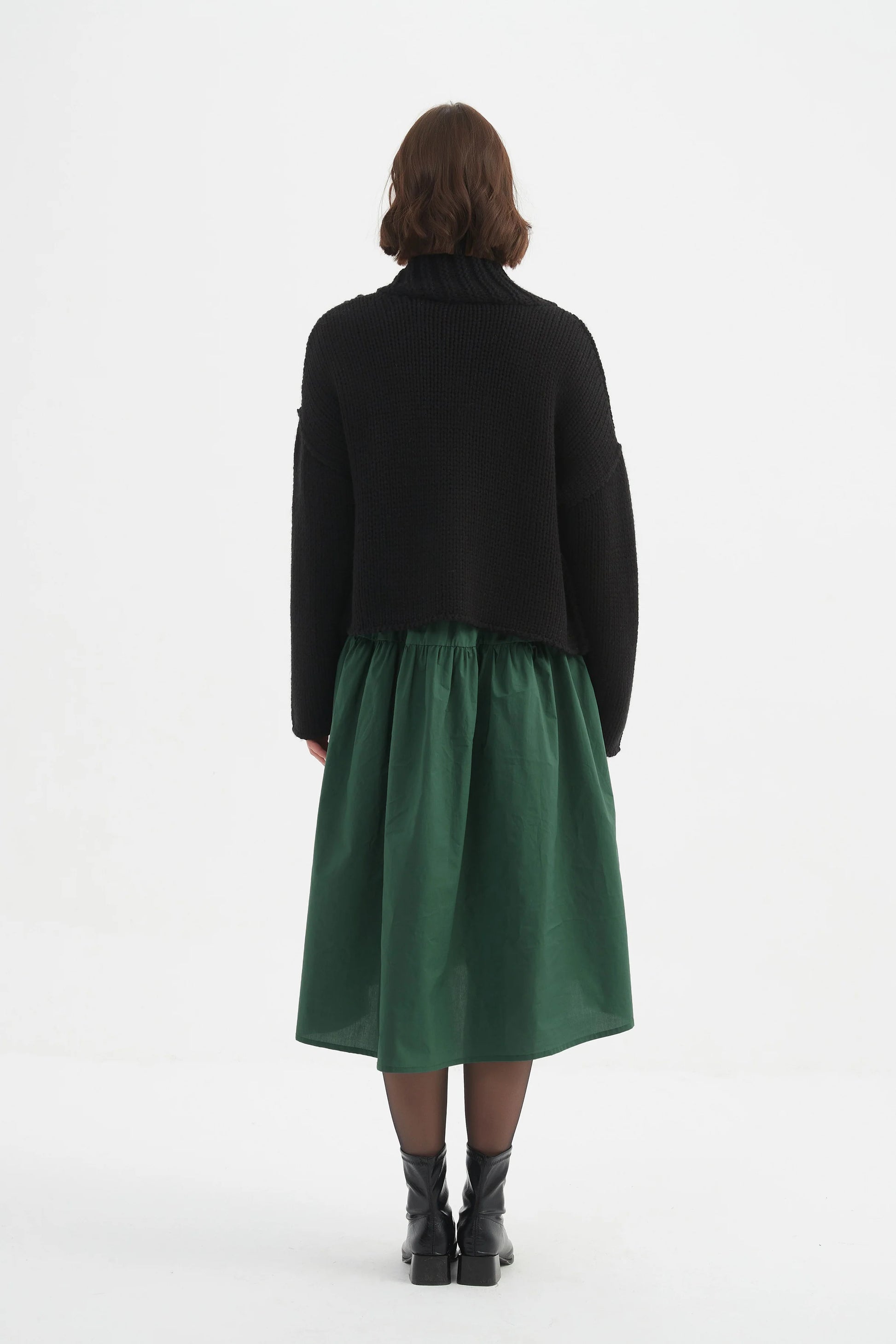 picture of Tirelli Zip Collar Cardigan - Black - Number Two - womens - fashion - clothing - Tirelli 5