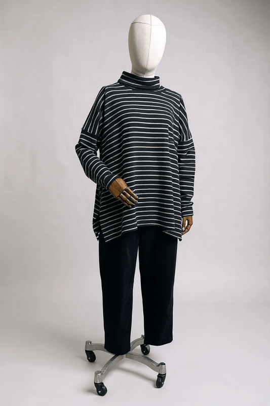 picture of Mama B Zita Jumper - Notte Stripe - Number Two - womens - fashion - clothing - Mama B 1