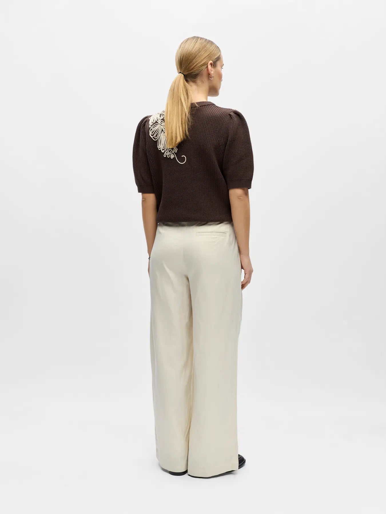 picture of Object Tuba Wide Trouser - Birch - Number Two - womens - fashion - clothing - Object 4