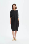 picture of Tirelli Diagonal Seam Summer Dress - Black - Number Two - womens - fashion - clothing - Tirelli 1