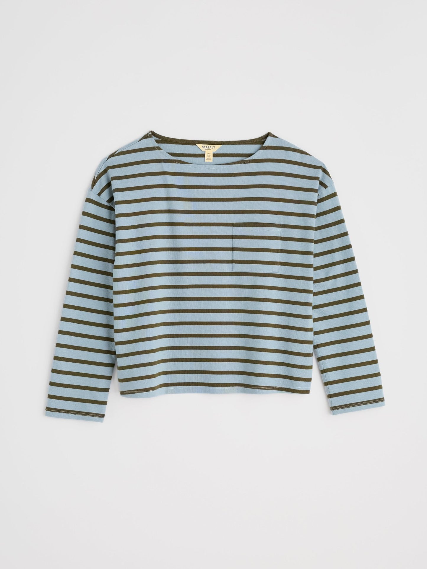 picture of Seasalt Beach Boat Top - Breton Blue Fog Alpine - Number Two - womens - fashion - clothing - Seasalt 5