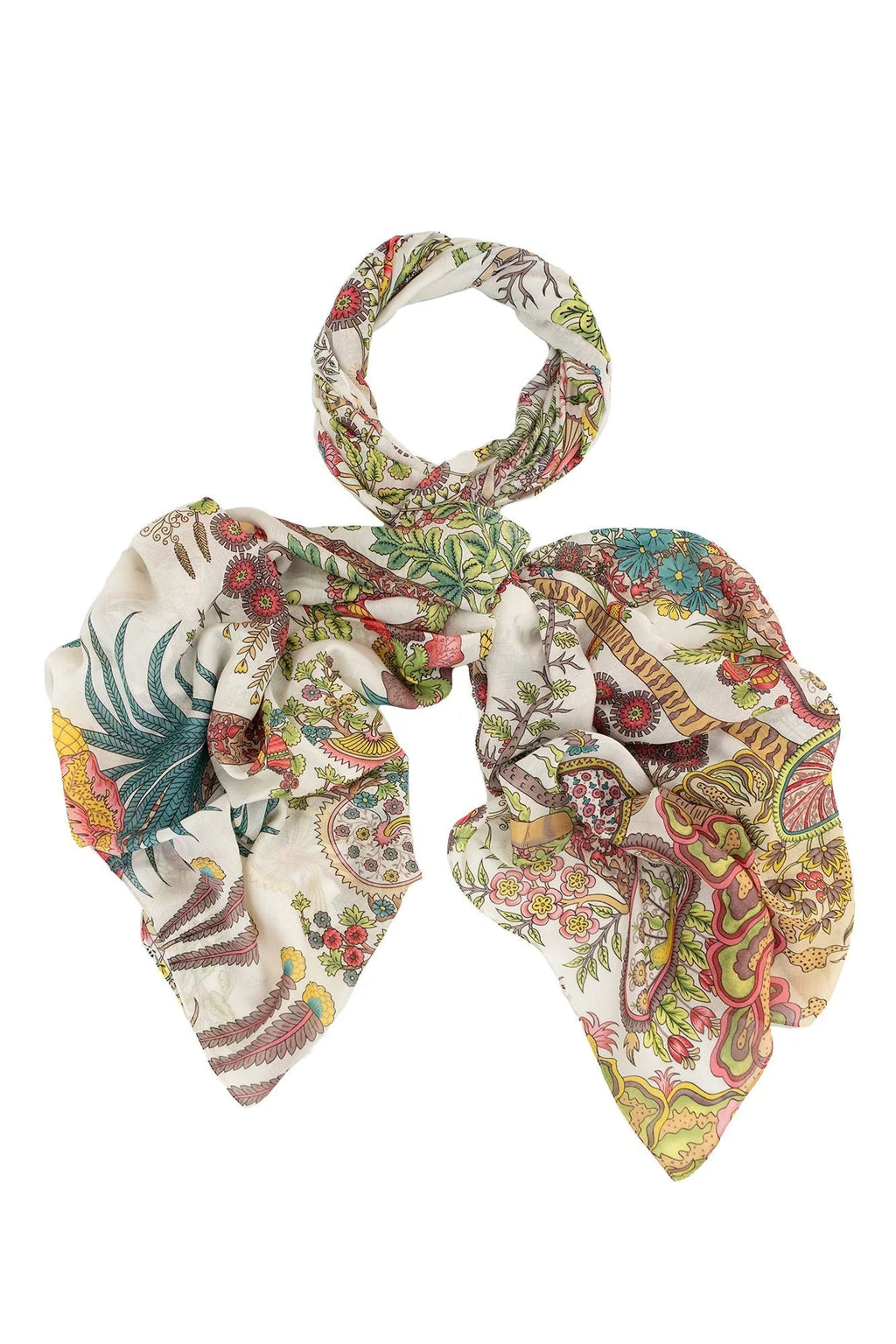 picture of One Hundred Stars Scarf - Boho Garden Ecru - Number Two - womens - fashion - accessories - One Hundred Stars 2