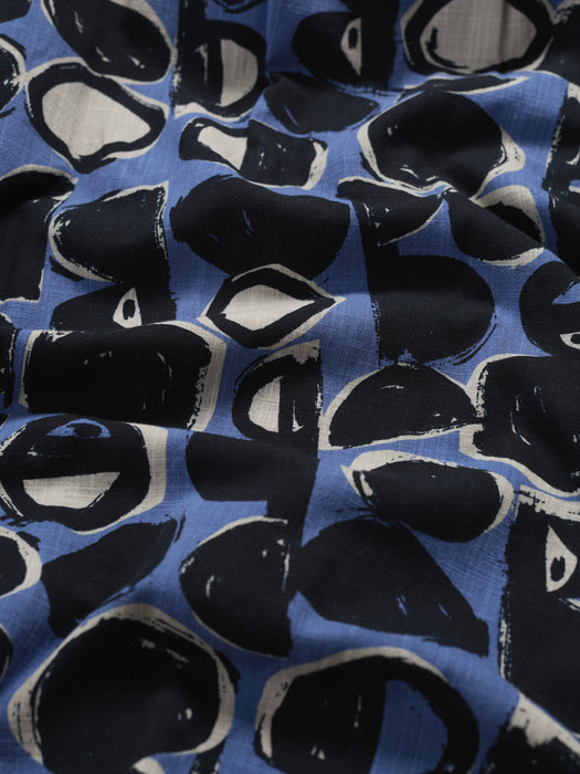 Seasalt Brouse Dress Organic Cotton Pebble Monoprint Mussel
