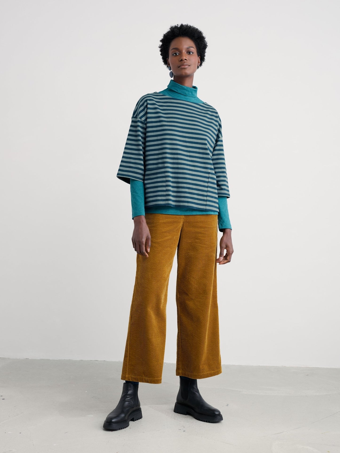 picture of Seasalt Buryan Top - Mini Cornish Lichen - Number Two - womens - fashion - clothing - Seasalt 2