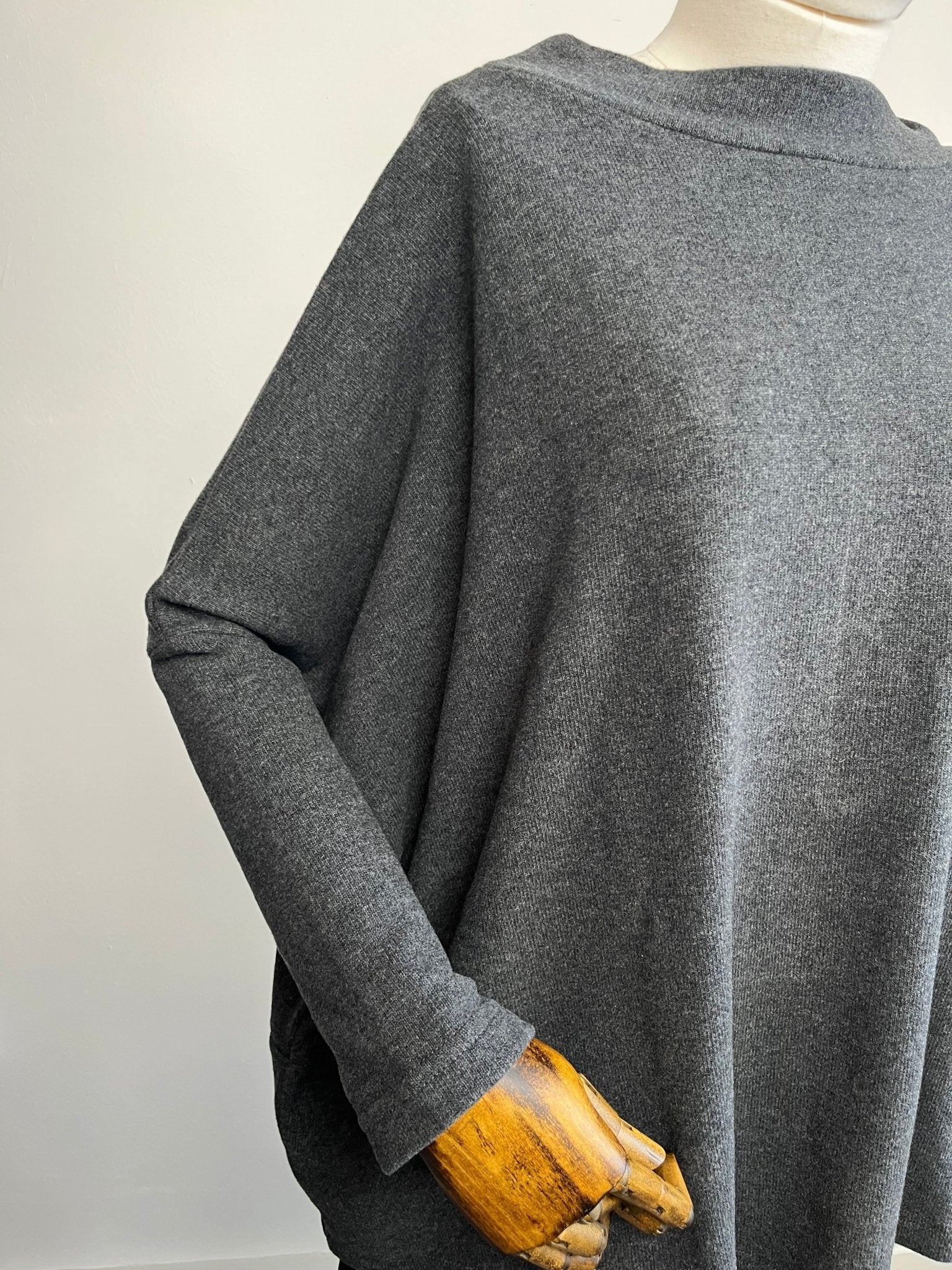 picture of Mama B Spino Jumper - Anthracite - Number Two - womens - fashion - clothing - Mama B 2