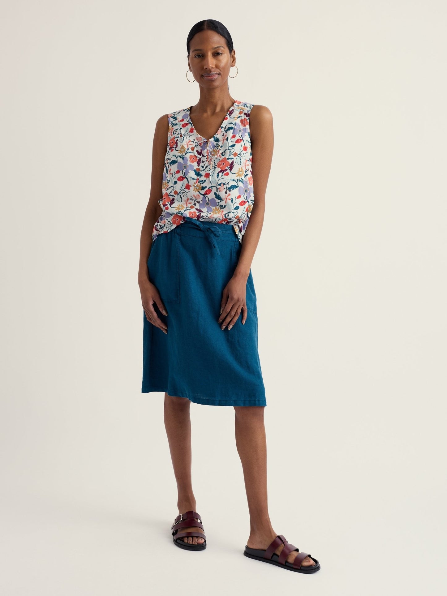 picture of Seasalt Cobbs Well Top - Winding Meadow Mix - Number Two - womens - fashion - clothing - Seasalt 2