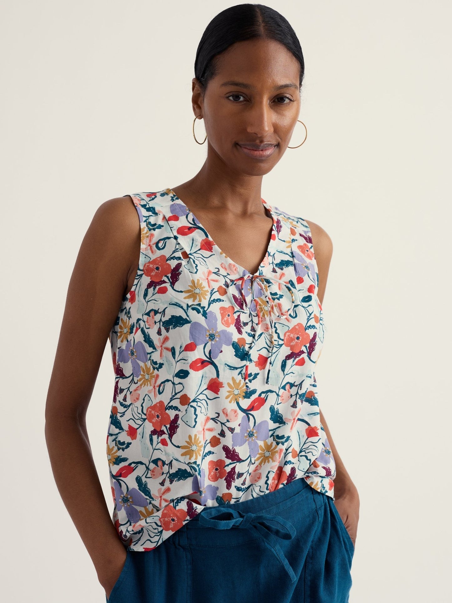 picture of Seasalt Cobbs Well Top - Winding Meadow Mix - Number Two - womens - fashion - clothing - Seasalt 1