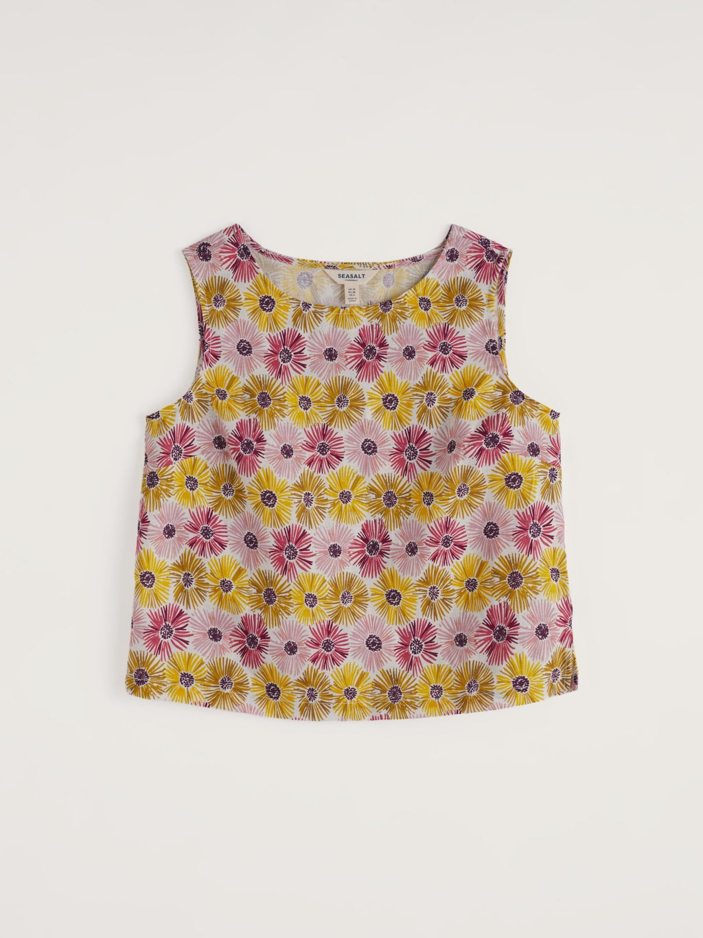 picture of Seasalt Colour Study Top linen - Painted Aster Chalk - Number Two - womens - fashion - clothing - Seasalt 4