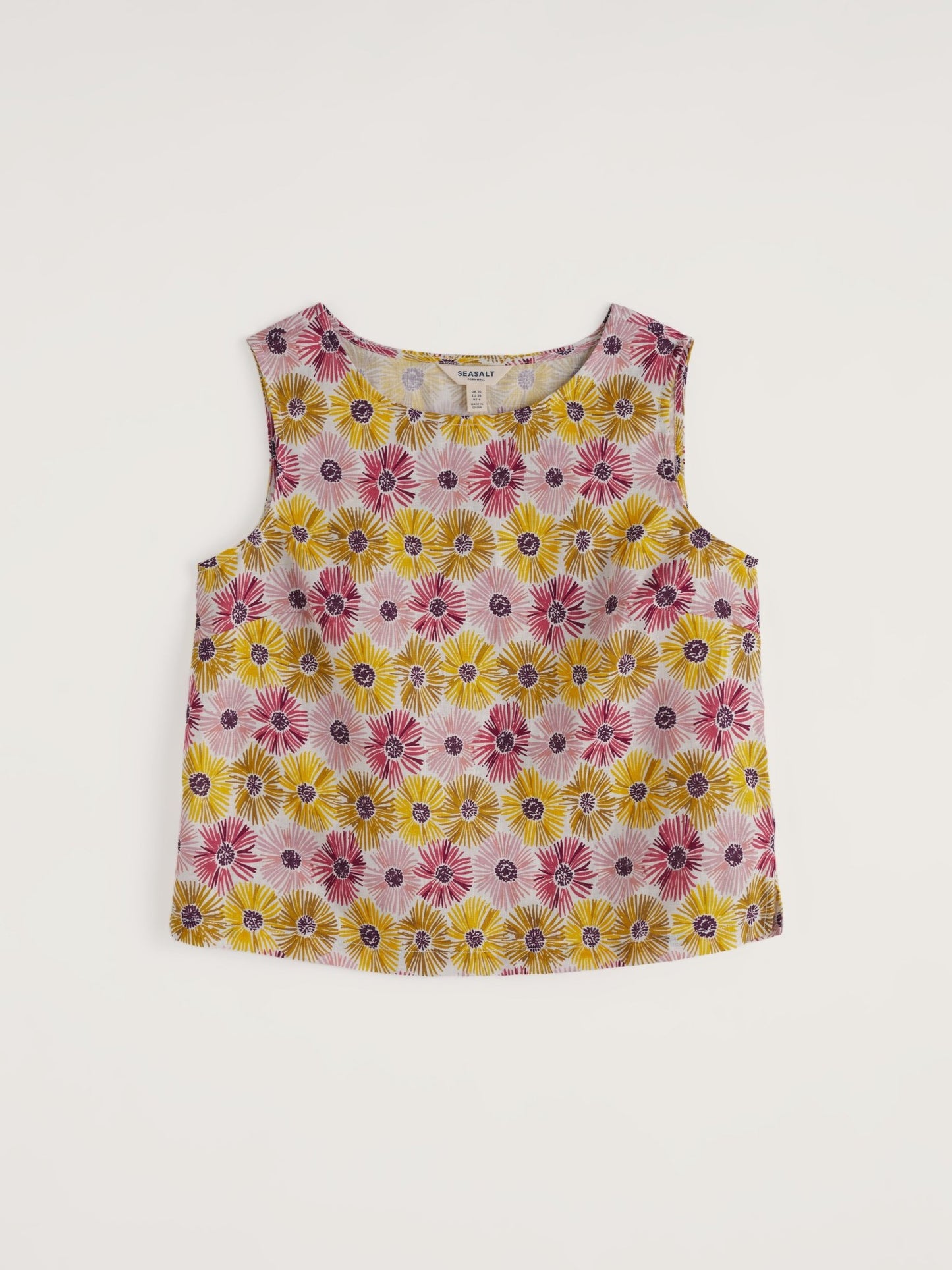 picture of Seasalt Colour Study Top linen - Painted Aster Chalk - Number Two - womens - fashion - clothing - Seasalt 4