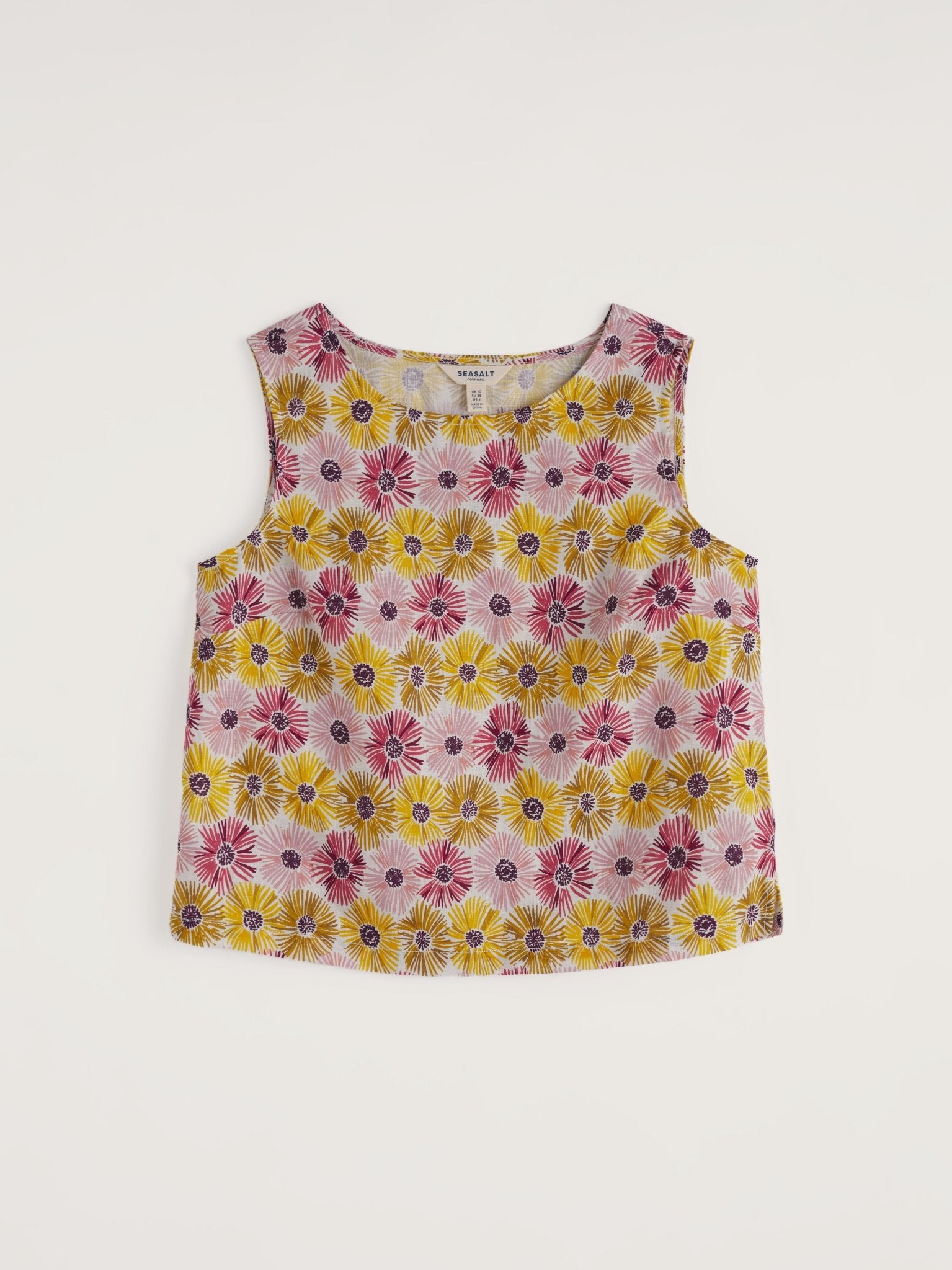 picture of Seasalt Colour Study Top linen - Painted Aster Chalk - Number Two - womens - fashion - clothing - Seasalt 4