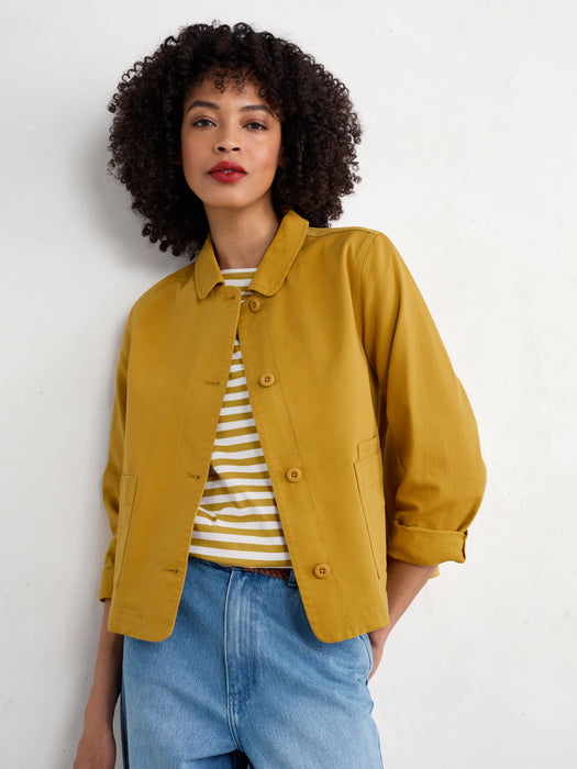 Seasalt Coombe Lane Cotton Jacket Chamomile