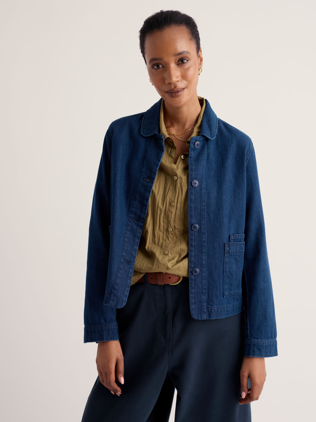 Seasalt Coombe Lane Jacket - Mid Wash