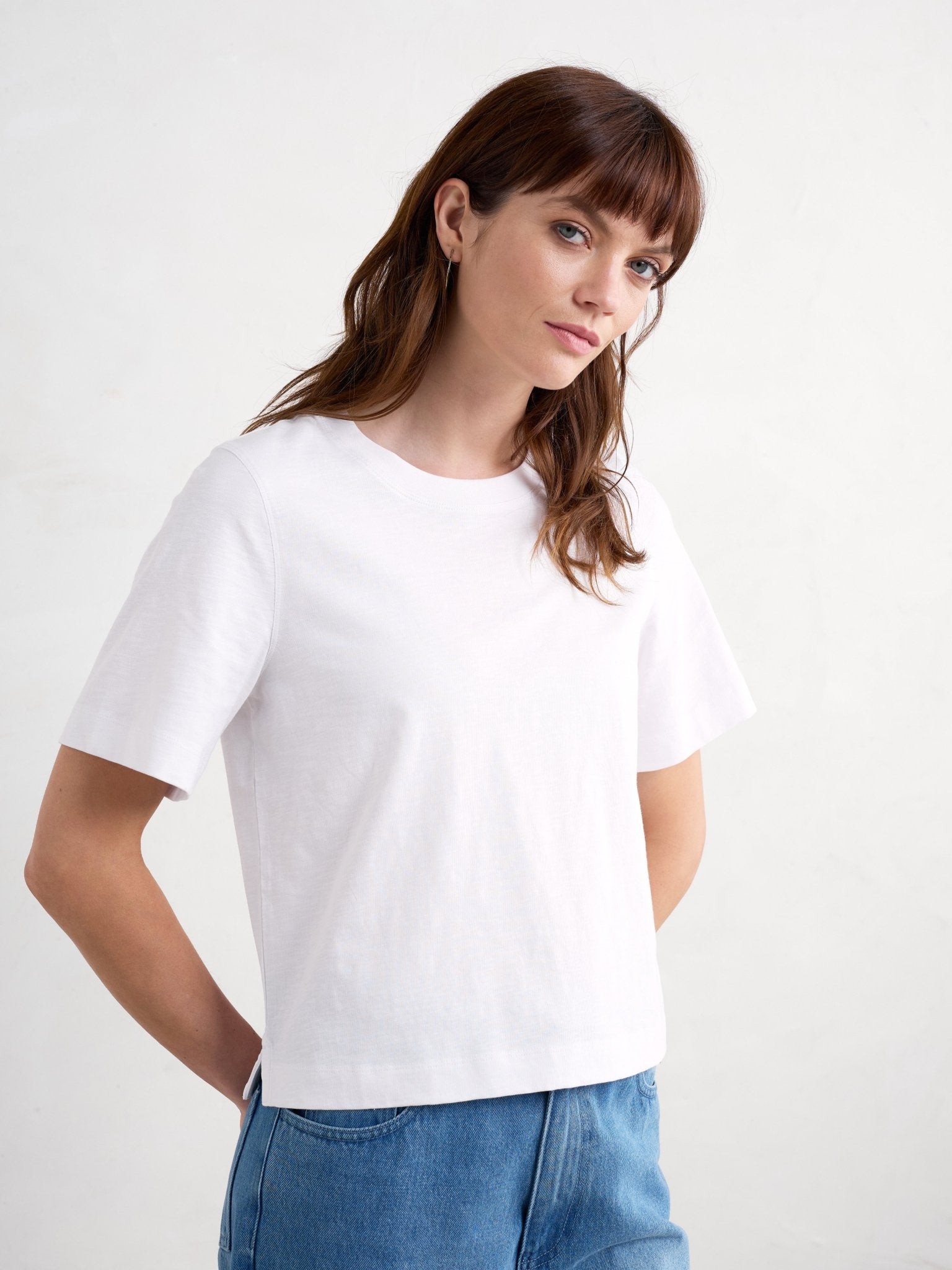 picture of Seasalt Copseland T-Shirt - Salt - Number Two - womens - fashion - clothing - Seasalt 1