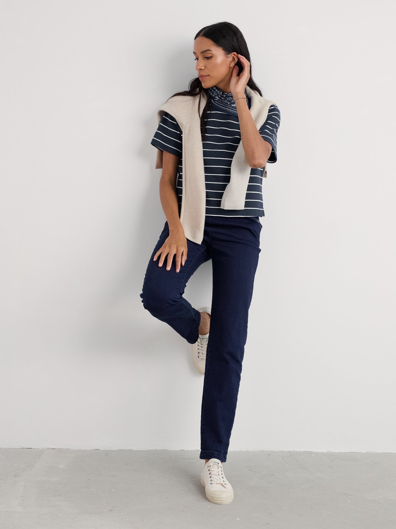 picture of Seasalt Copseland T-Shirt - Chyandour Maritime - Number Two - womens - fashion - clothing - Seasalt 2