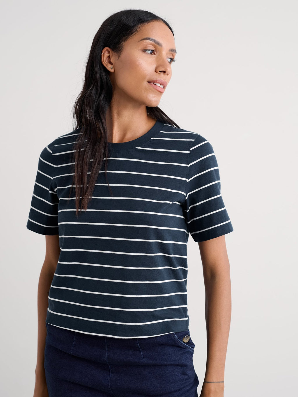 picture of Seasalt Copseland T-Shirt - Chyandour Maritime - Number Two - womens - fashion - clothing - Seasalt 1