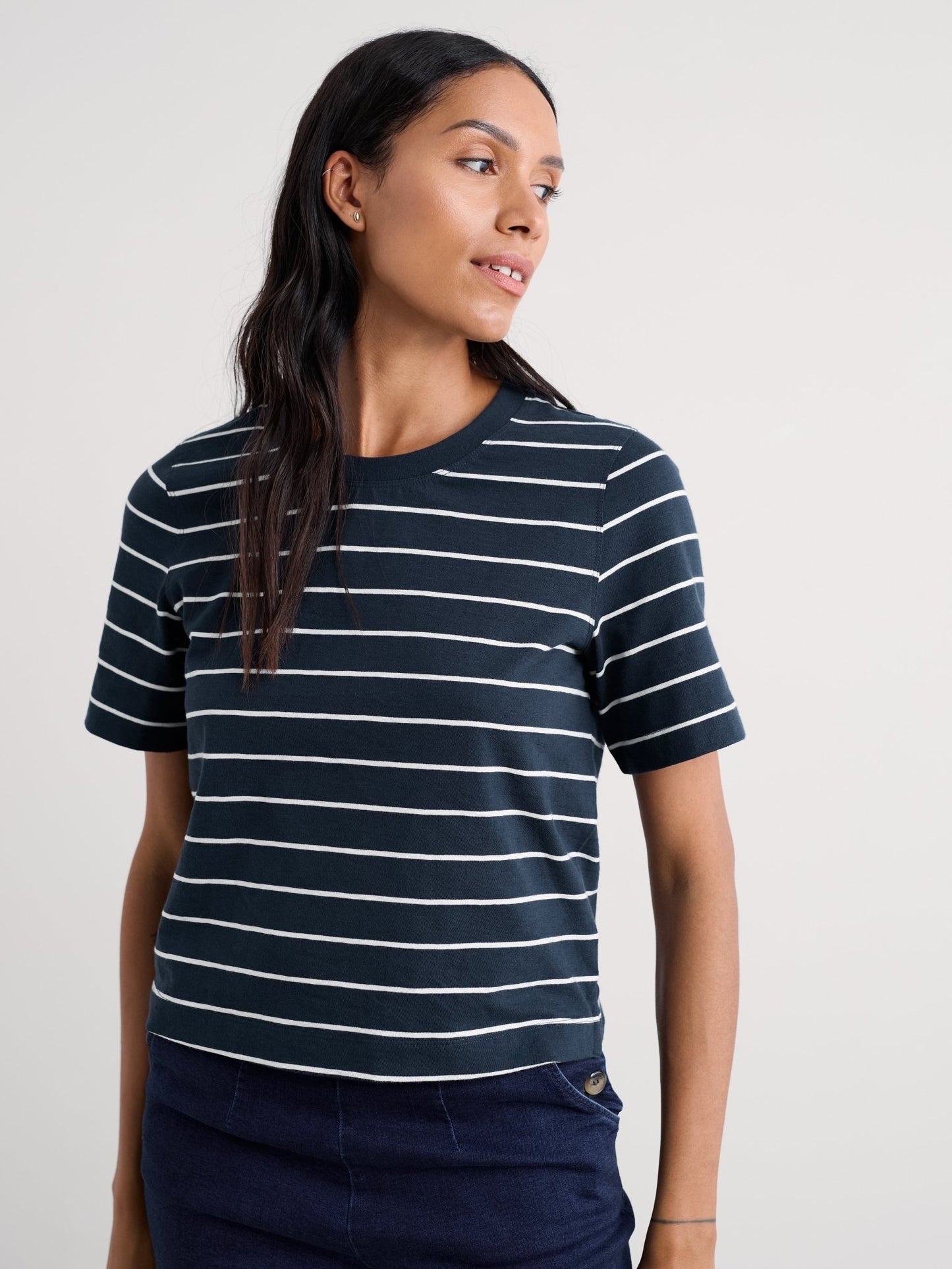 picture of Seasalt Copseland T-Shirt - Chyandour Maritime - Number Two - womens - fashion - clothing - Seasalt 1