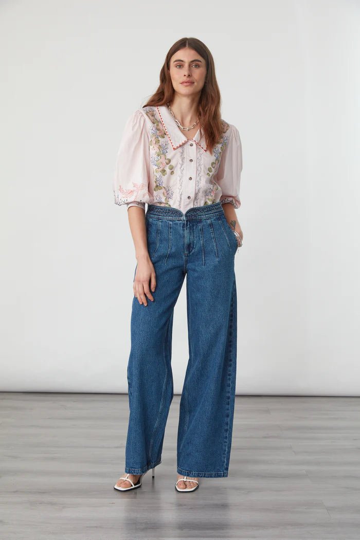 picture of Seventy + Mochi Zena Top - Indigo Coral - Number Two - womens - fashion - clothing - Seventy + Mochi 2