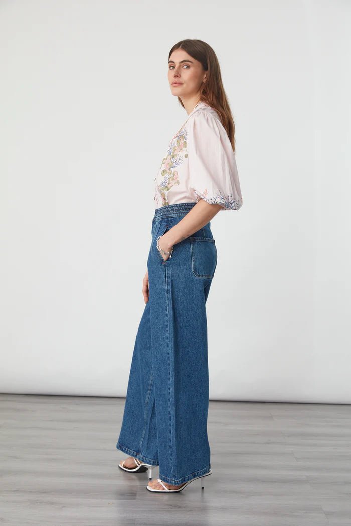 picture of Seventy + Mochi Zena Top - Indigo Coral - Number Two - womens - fashion - clothing - Seventy + Mochi 3