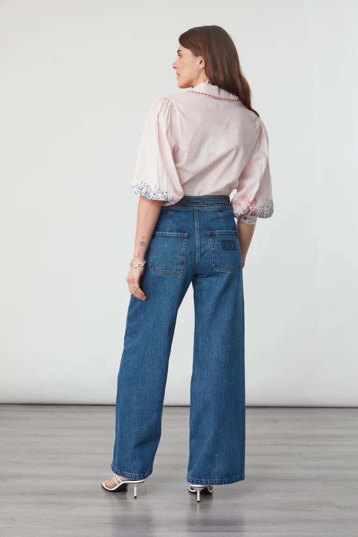 picture of Seventy + Mochi Zena Top - Indigo Coral - Number Two - womens - fashion - clothing - Seventy + Mochi 4