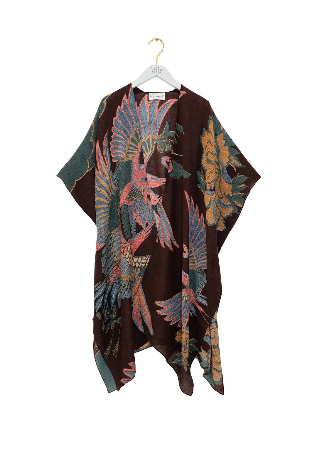 picture of One Hundred Stars Wool Throwover Crane Plum - Number Two - womens - fashion - accessories - One Hundred Stars 6