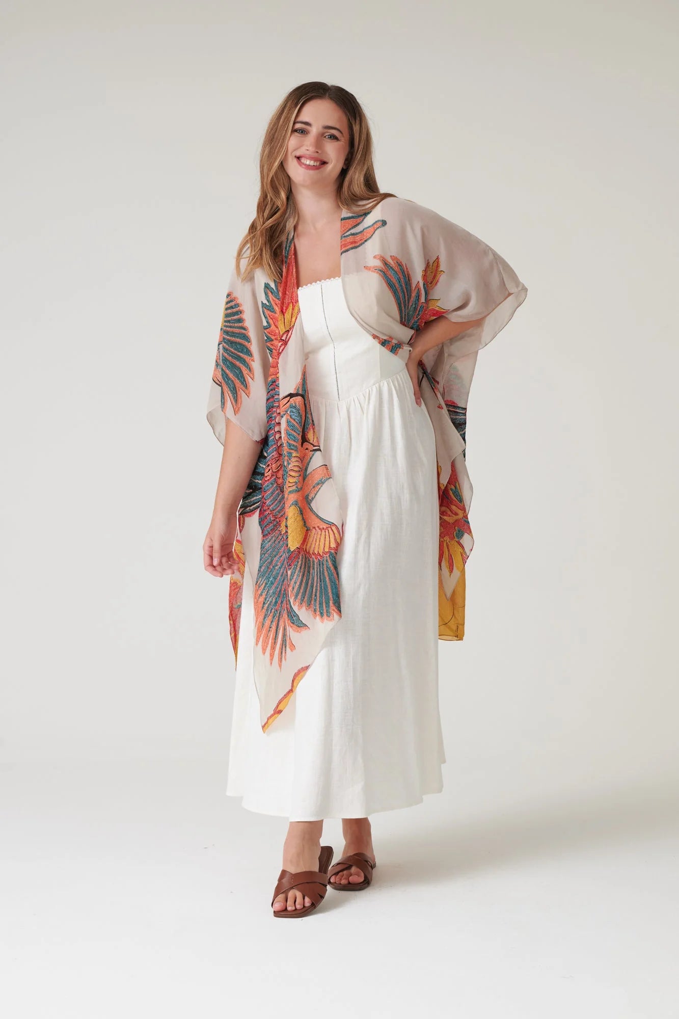 picture of One Hundred Stars Throwover - Crane Stone - Number Two - womens - fashion - clothing - One Hundred Stars 4