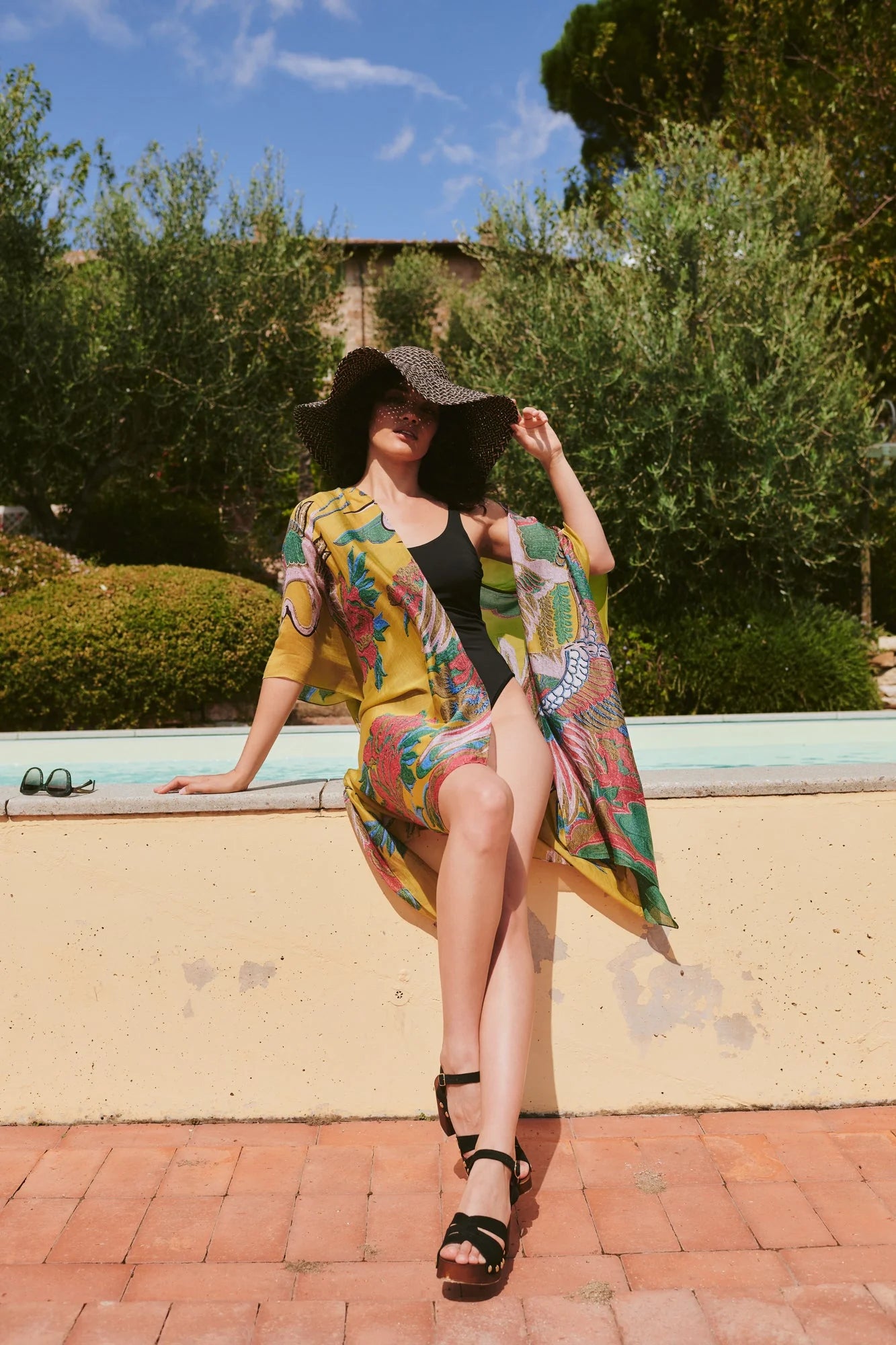 picture of One Hundred Stars Throwover - Crane Olive - Number Two - womens - fashion - accessories - One Hundred Stars 1