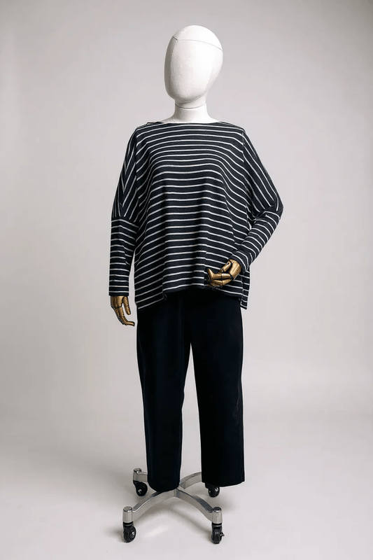 picture of Mama B Martis Jumper - Notte Stripe - Number Two - womens - fashion - clothing - Mama B 1