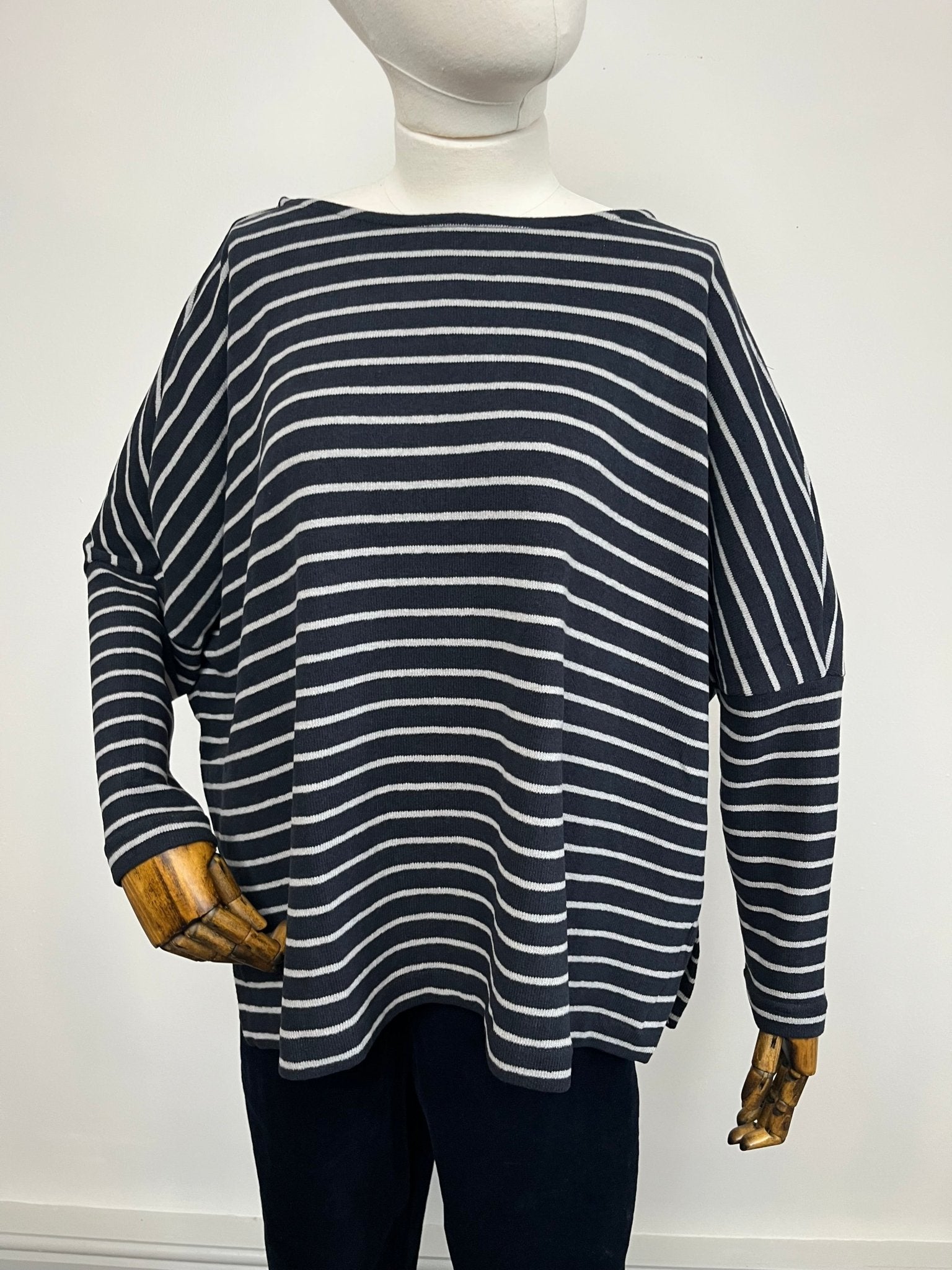 picture of Mama B Martis Jumper - Notte Stripe - Number Two - womens - fashion - clothing - Mama B 4