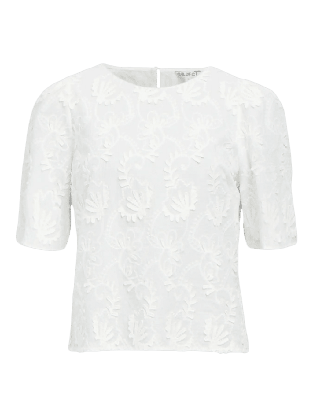 picture of Object Mya Top - Cloud Dancer - Number Two - womens - fashion - clothing - Object 2