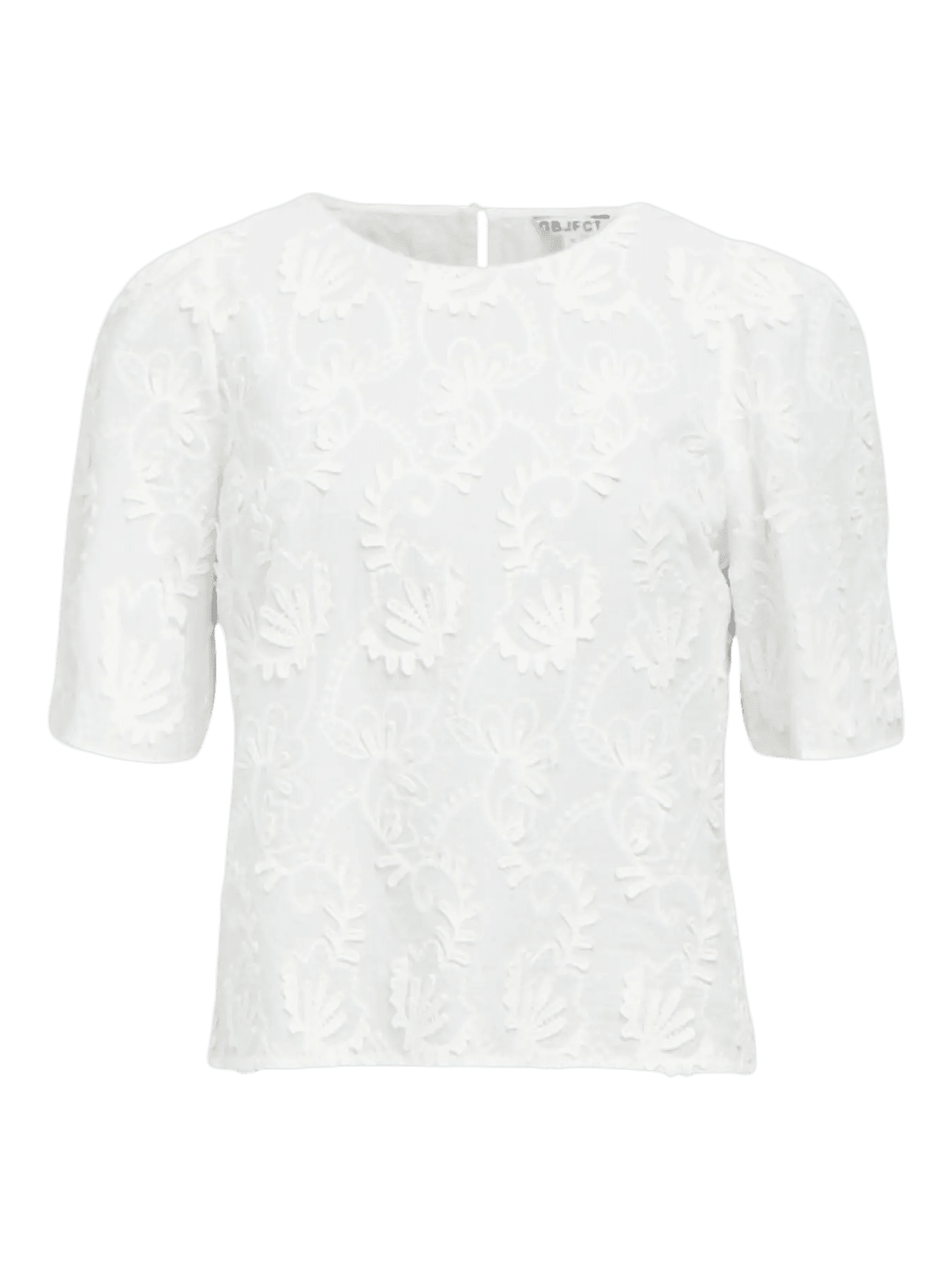 picture of Object Mya Top - Cloud Dancer - Number Two - womens - fashion - clothing - Object 2