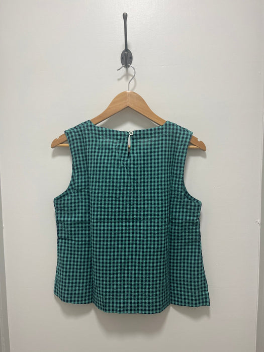 Bibico Pippa Sleeveless Duck Egg Gingham