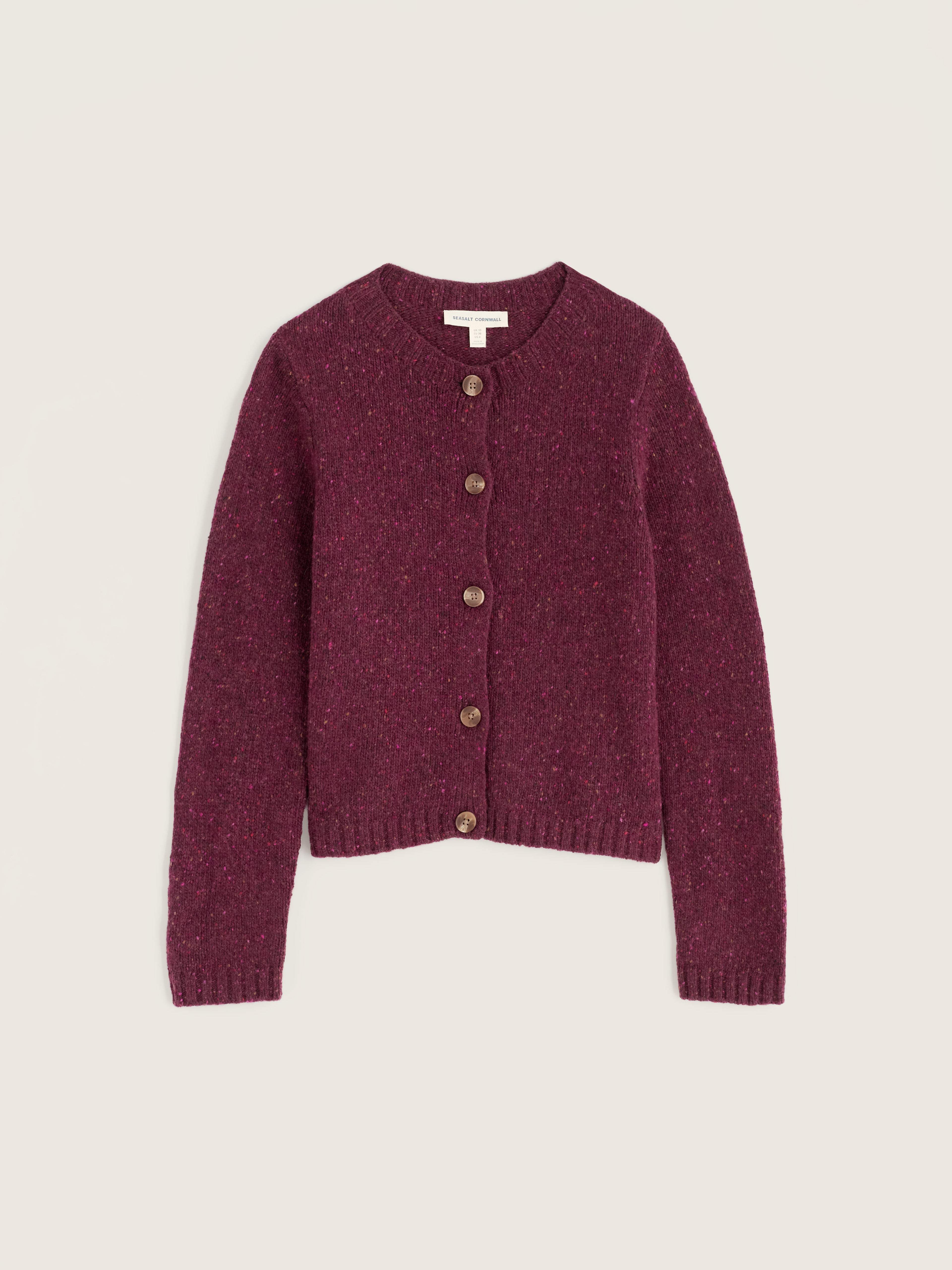 Seasalt Dawson Pick Cardigan - Dark Hellebore