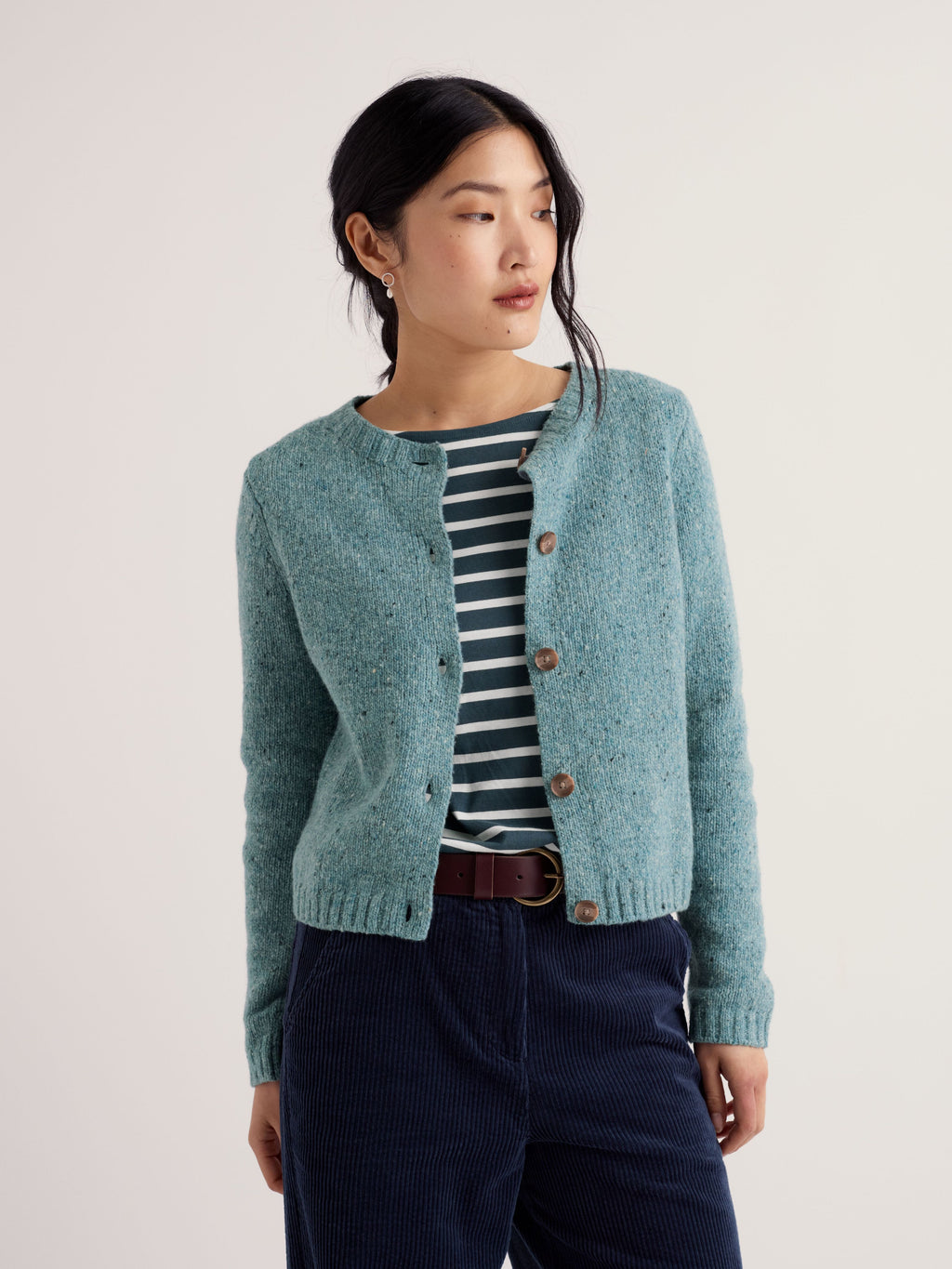 Seasalt Dawson Pick Cardigan - Lichen