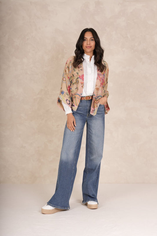 picture of One Hundred Stars Kimono Dragon Sand - Number Two - womens - fashion - clothing - One Hundred Stars 1