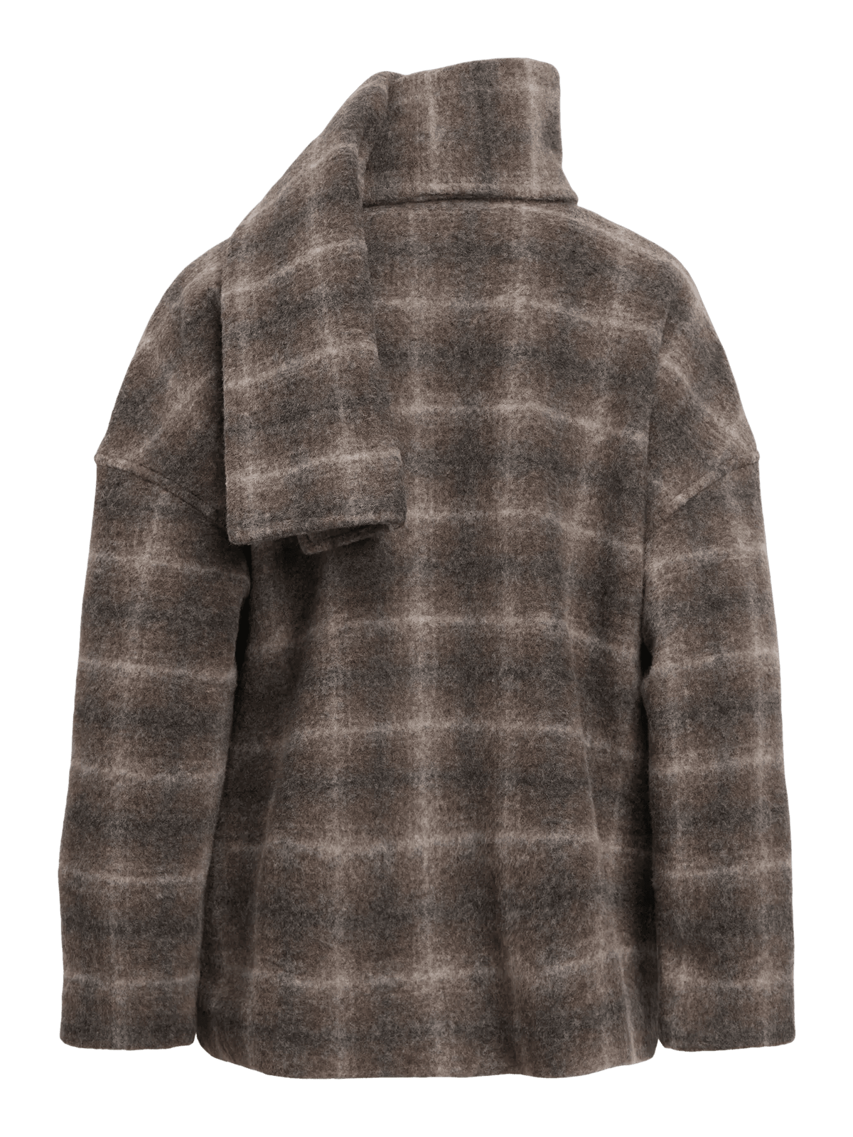 picture of Object Maise Scarf Jacket - Carafe/Check - Number Two - womens - fashion - clothing - Object 13