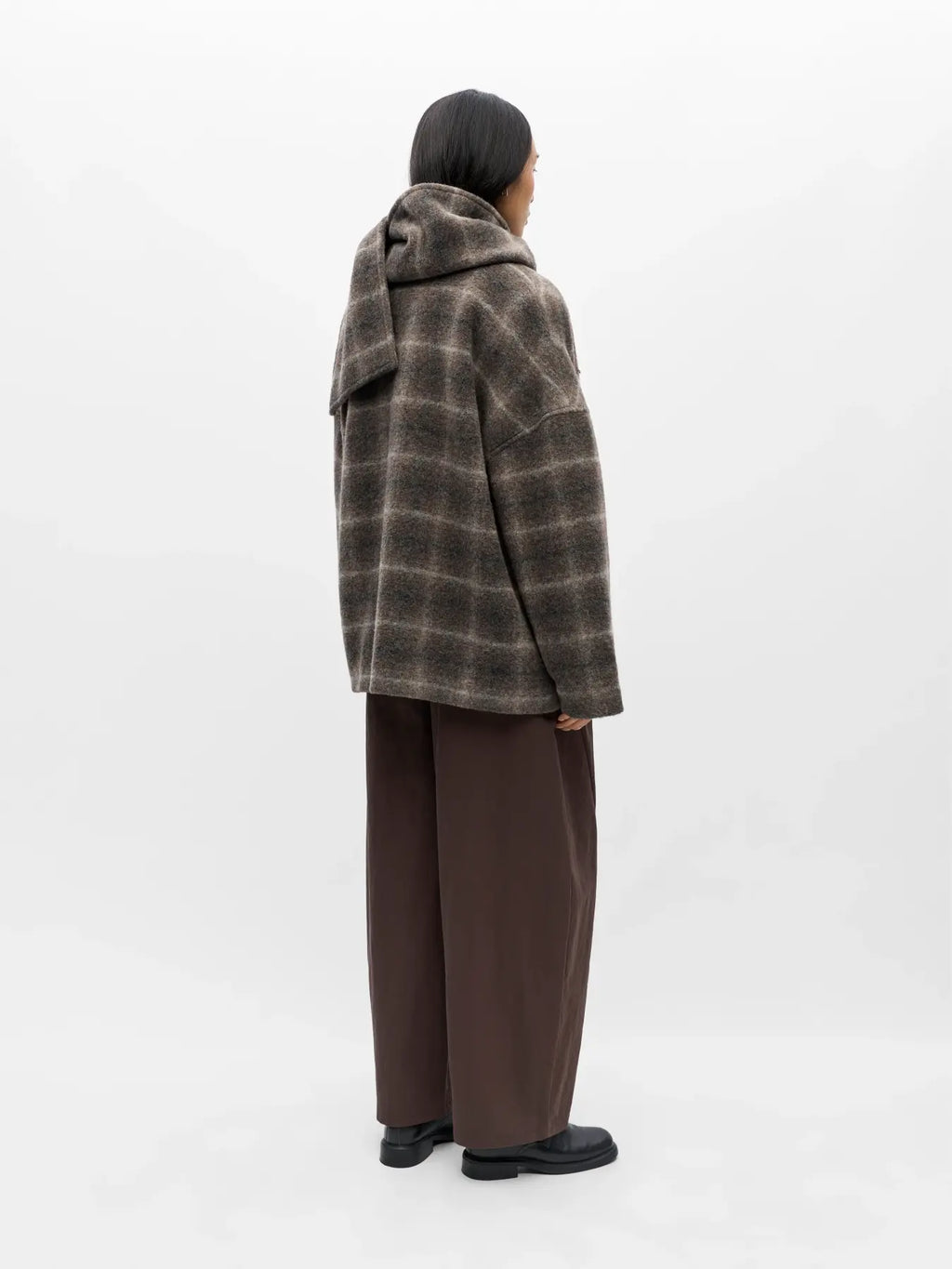 picture of Object Maise Scarf Jacket - Carafe/Check - Number Two - womens - fashion - clothing - Object 5