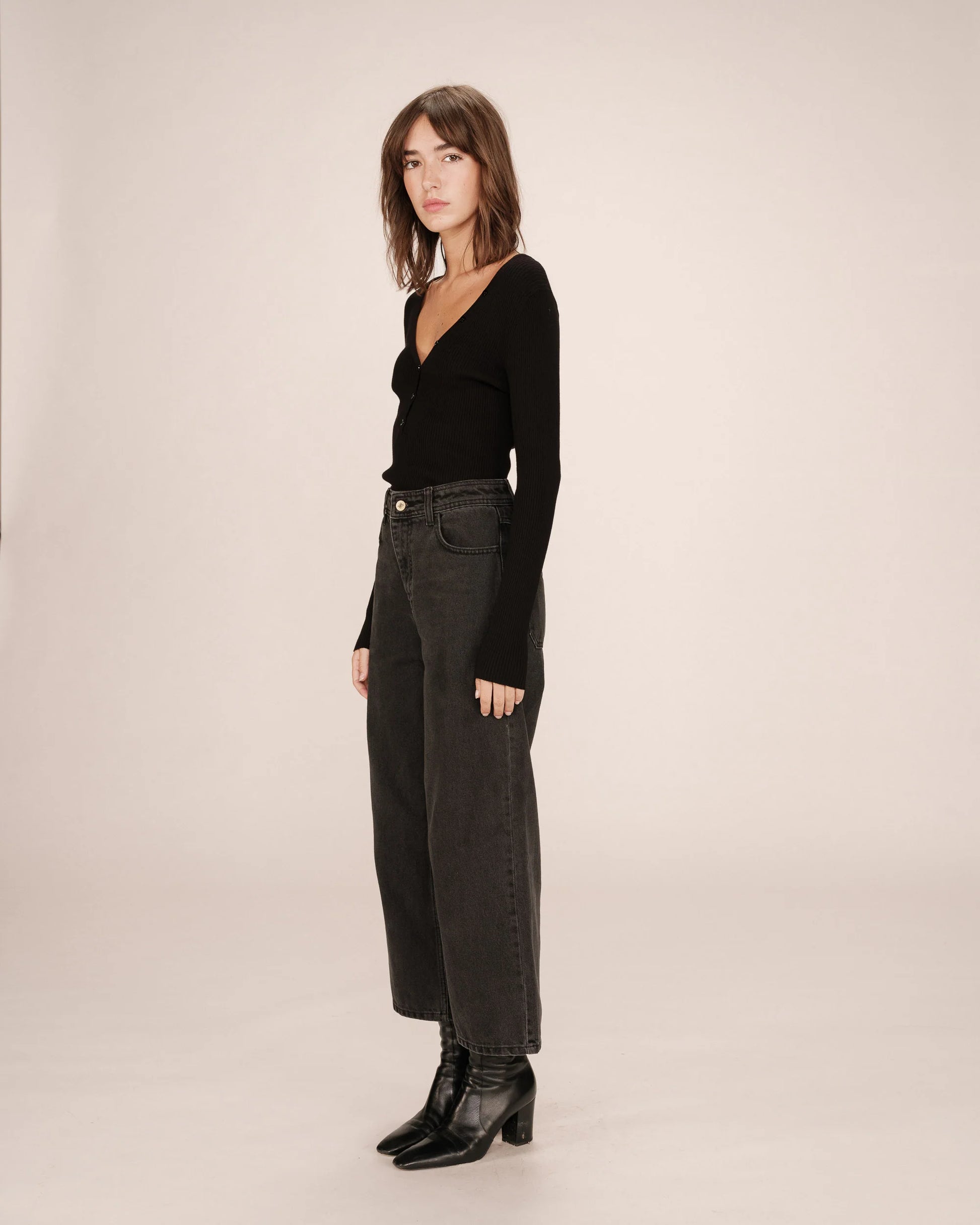 picture of Grace & Mila Jonas Jean - Black Washed - Number Two - womens - fashion - clothing - Grace & Mila 4