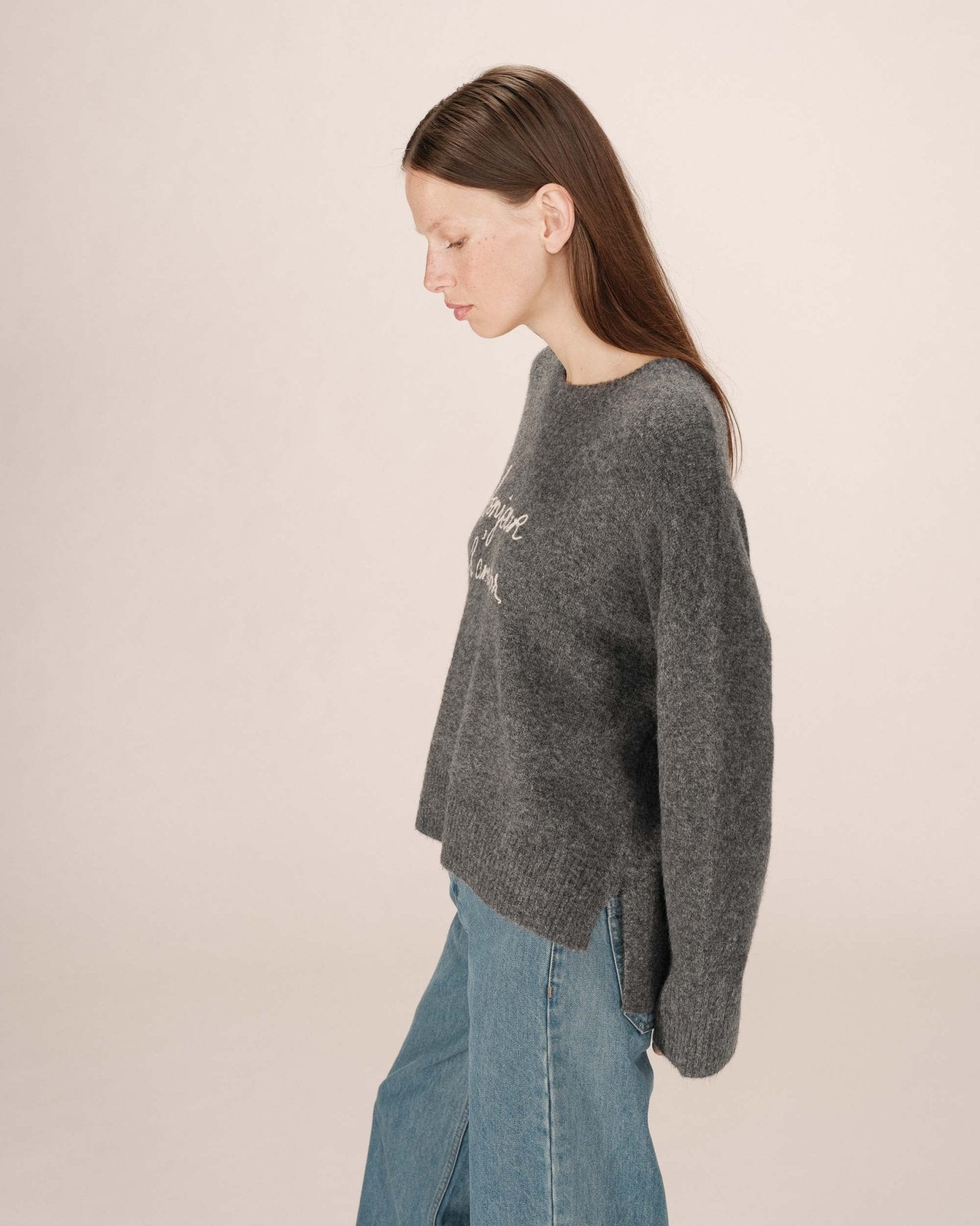 picture of Grace & Mila Saints Jumper - Anthracite - Number Two - womens - fashion - clothing - Grace & Mila 4