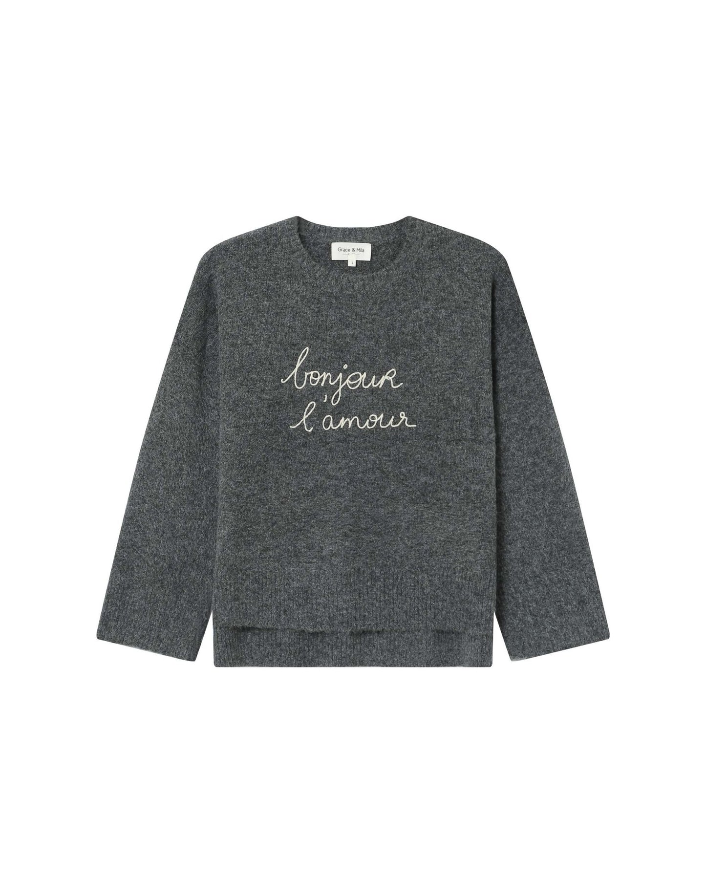 picture of Grace & Mila Saints Jumper - Anthracite - Number Two - womens - fashion - clothing - Grace & Mila 6